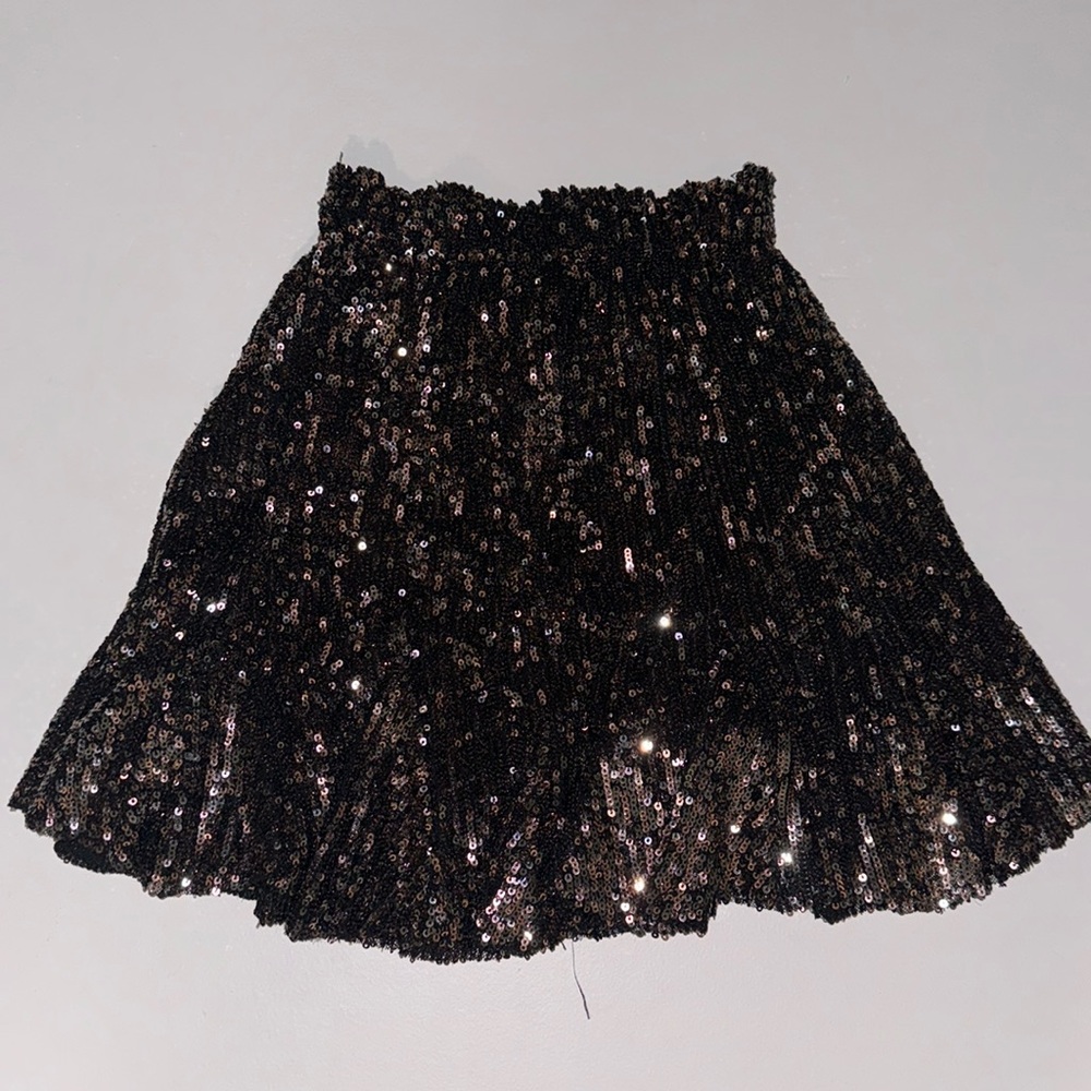 Black Sequins Zara Child skirt